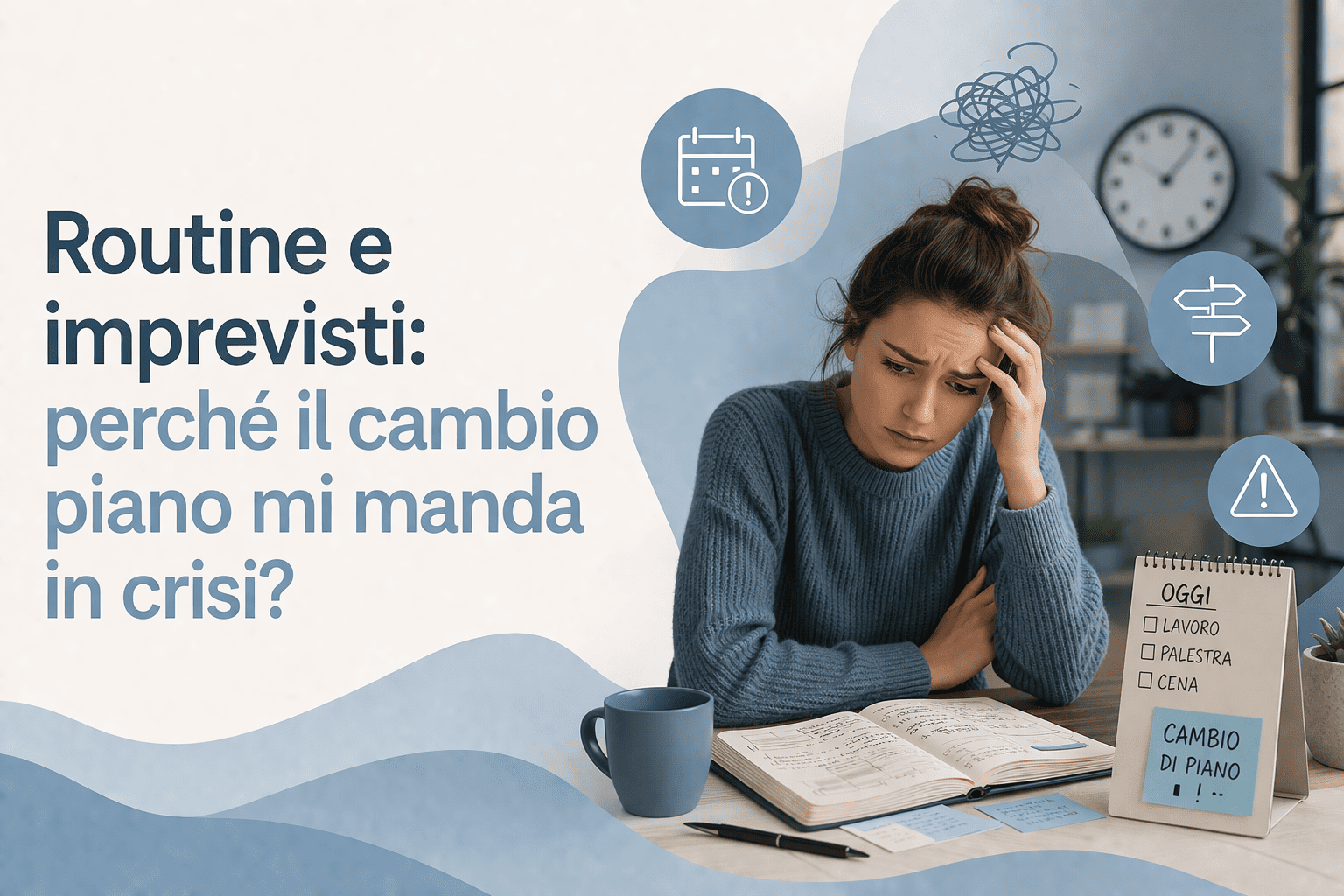 Routine e imprevisti: perché il cambio piano mi manda in crisi?